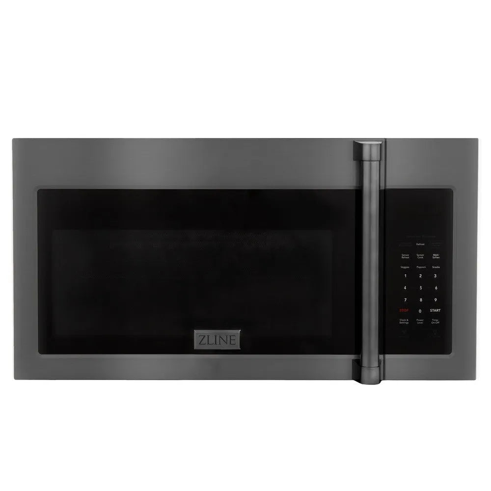 ZLINE 30-inch microwave in black stainless steel MWO-OTR-H-30-BS