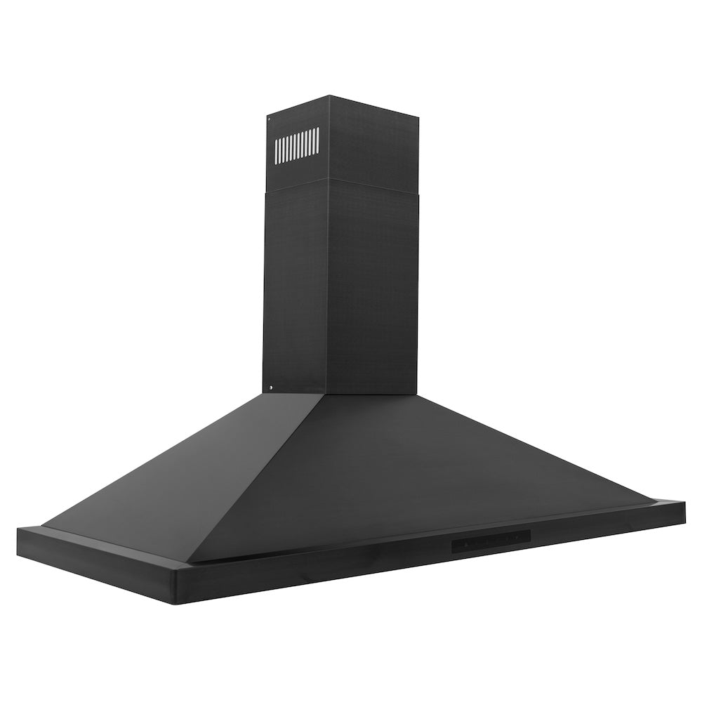 ZLINE Convertible Vent 48-inch range hood in black stainless steel BSKBN-48
