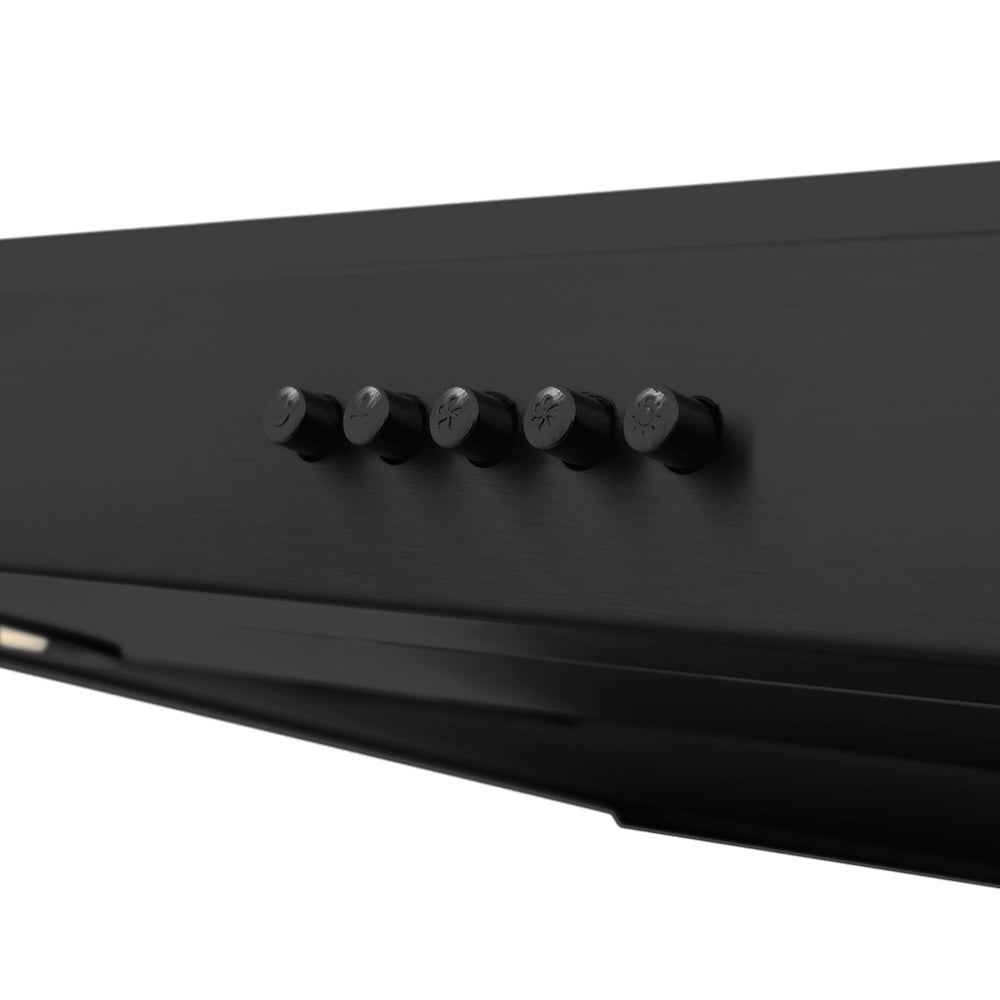 ZLINE 30-inch range hood in black stainless steel BS617-30, detail