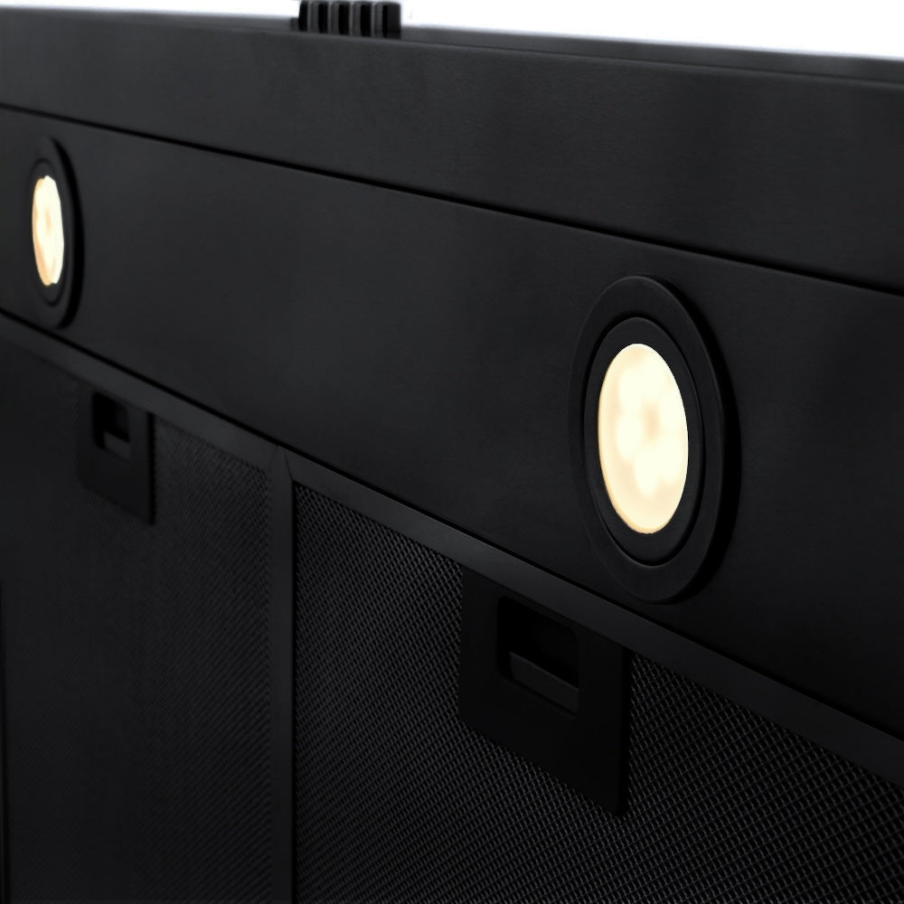 ZLINE 30-inch range hood in black stainless steel BS617-30, detail