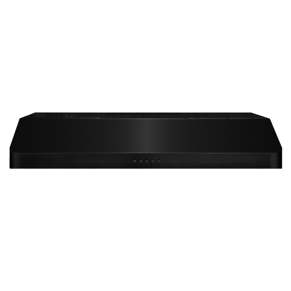 ZLINE 30-inch range hood in black stainless steel BS617-30, front view