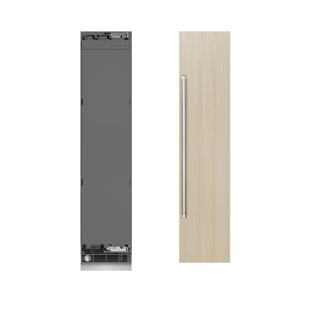 ZLINE 18-inch freezer, panel ready with graphite gray interior RBCFVR-18, view 6