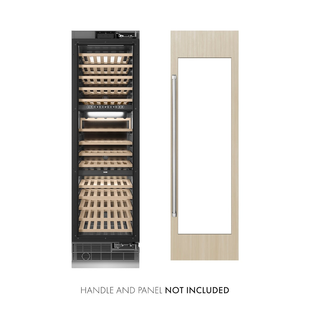 ZLINE 24-inch wine cooler, panel ready with graphite gray interior RBCWV-24