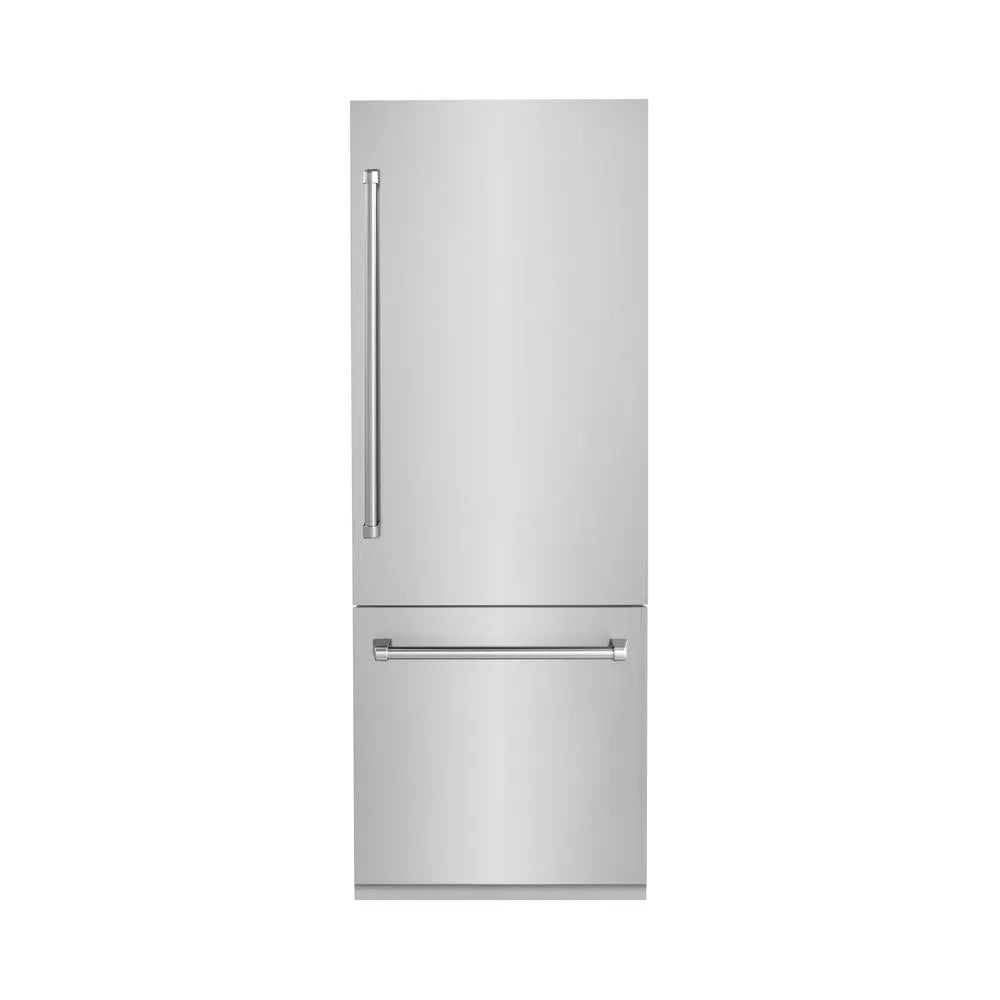 ZLINE 30-inch refrigerator in stainless steel with bright white interior RBIV-304-30