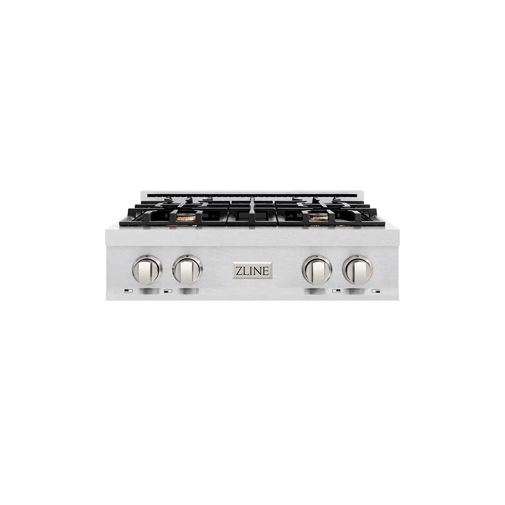 ZLINE Classic 30-inch rangetop in satin stainless steel RTS-BR-30