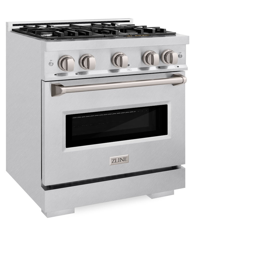 ZLINE Classic 30-inch range in satin stainless steel CDRS-30, view 5