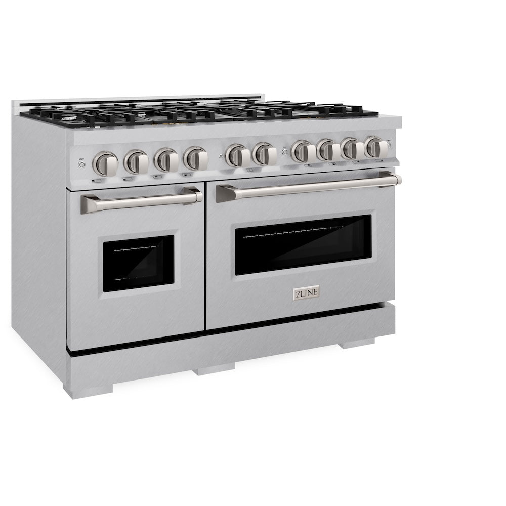 ZLINE Classic 48-inch range in satin stainless steel CDRS-48, view 4