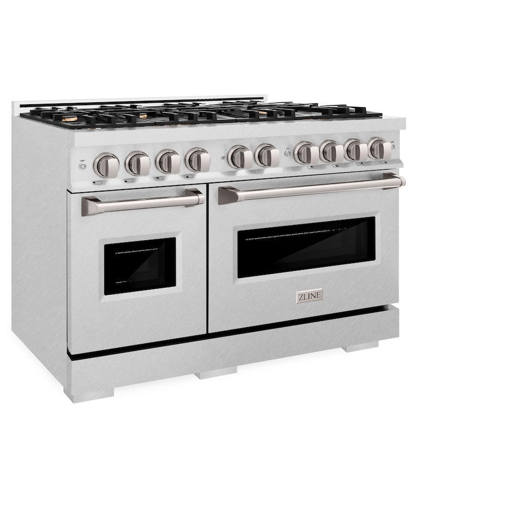 ZLINE Classic 48-inch range in satin stainless steel CGRS-BR-48, view 5
