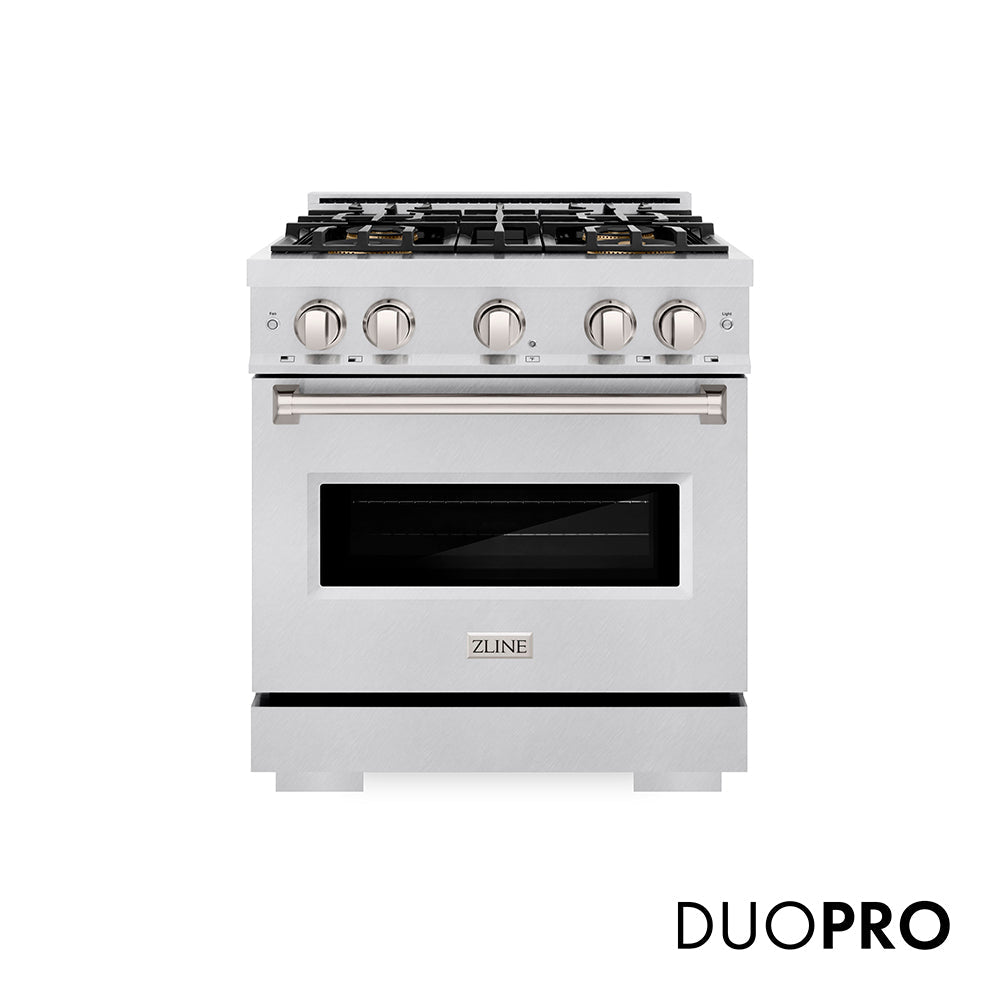 ZLINE Classic 30-inch range in satin stainless steel PCGRS-30