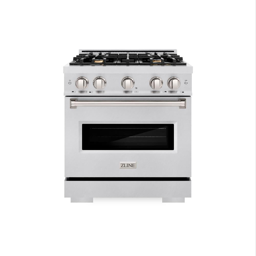 ZLINE Classic 30-inch range in stainless steel CDR-BR-30, front view