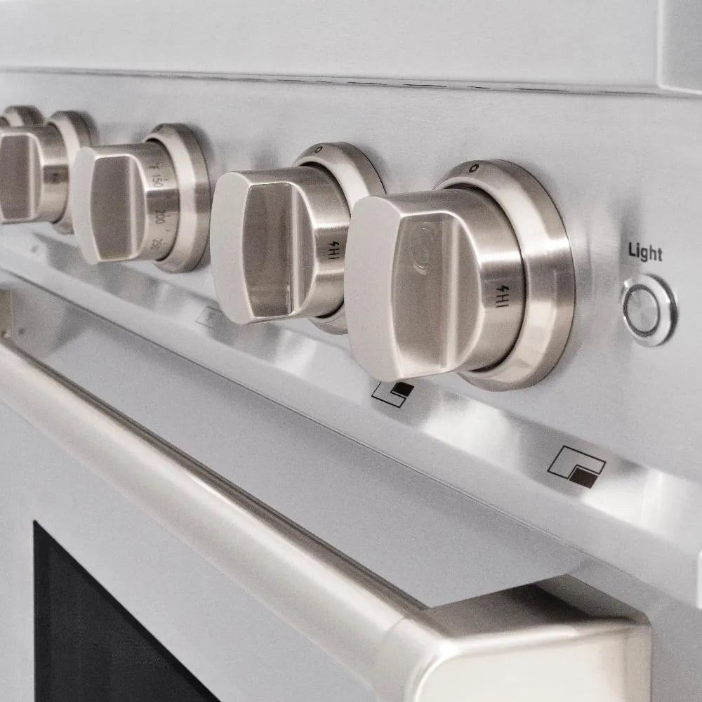 ZLINE Classic 30-inch range in stainless steel CGR-BR-30, detail