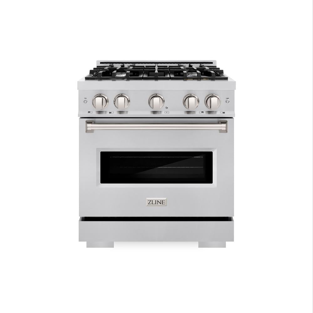 ZLINE Classic 30-inch range in stainless steel CGR30, front view