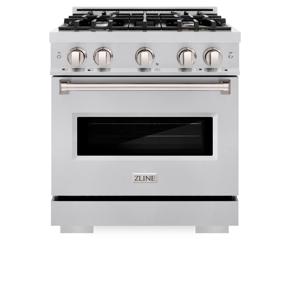 ZLINE Classic 30-inch range in stainless steel CGR30, front view