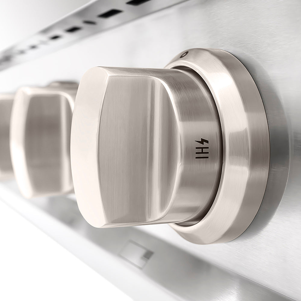 ZLINE Classic 36-inch rangetop in stainless steel PCRT36, from above