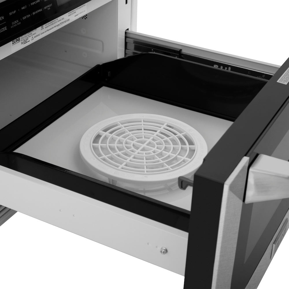 ZLINE 24-inch microwave in satin stainless steel MWD-1-SS-H, detail
