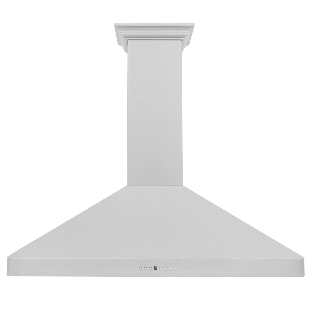 ZLINE 48-inch range hood in satin stainless steel 8KF2S-48, front view
