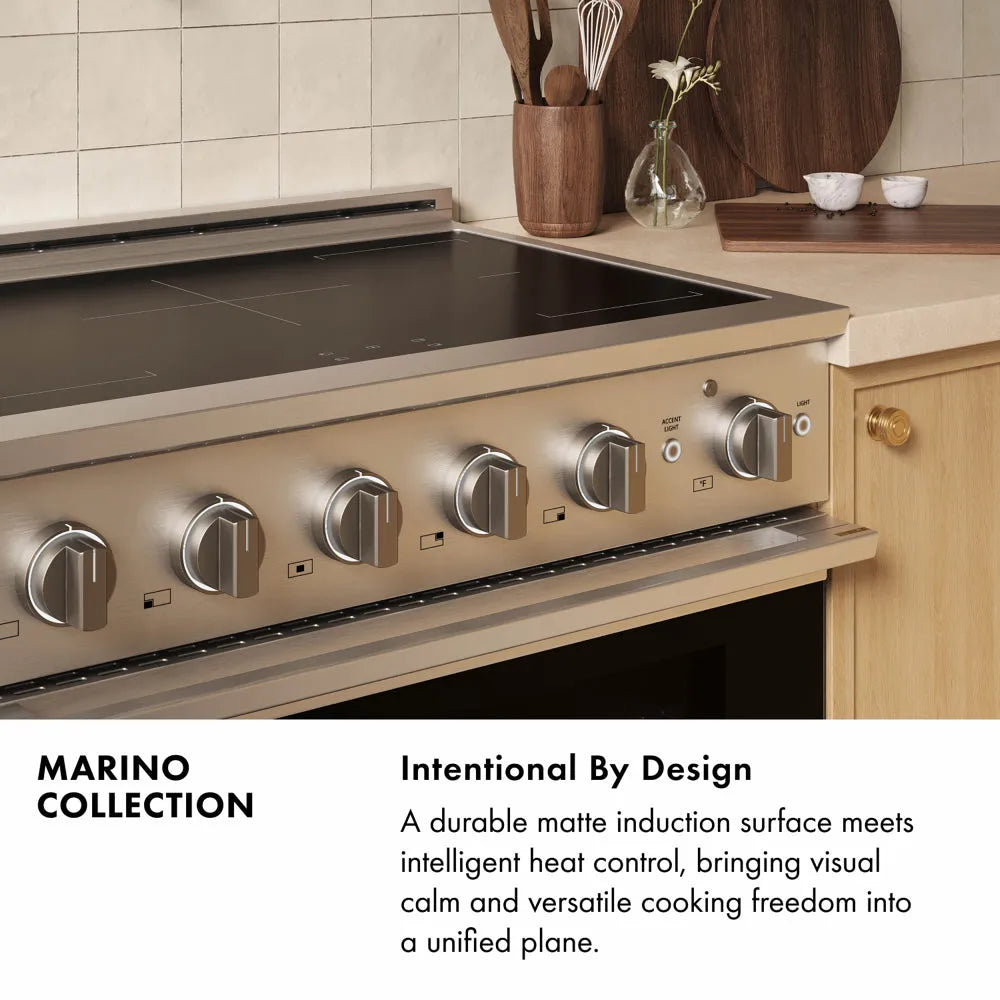 ZLINE Marino 24-inch range in satin stainless steel MINRS-24, view 3
