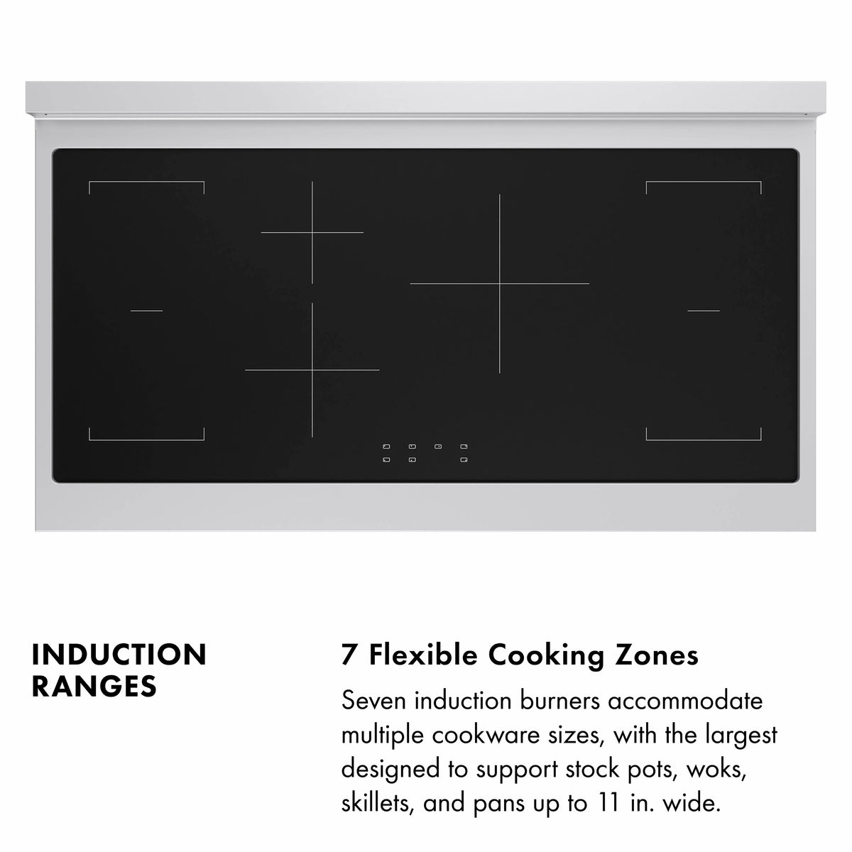 ZLINE Autograph Edition Paramount 48-inch range in stainless steel and polished gold accents SINRZ-48-G, view 4
