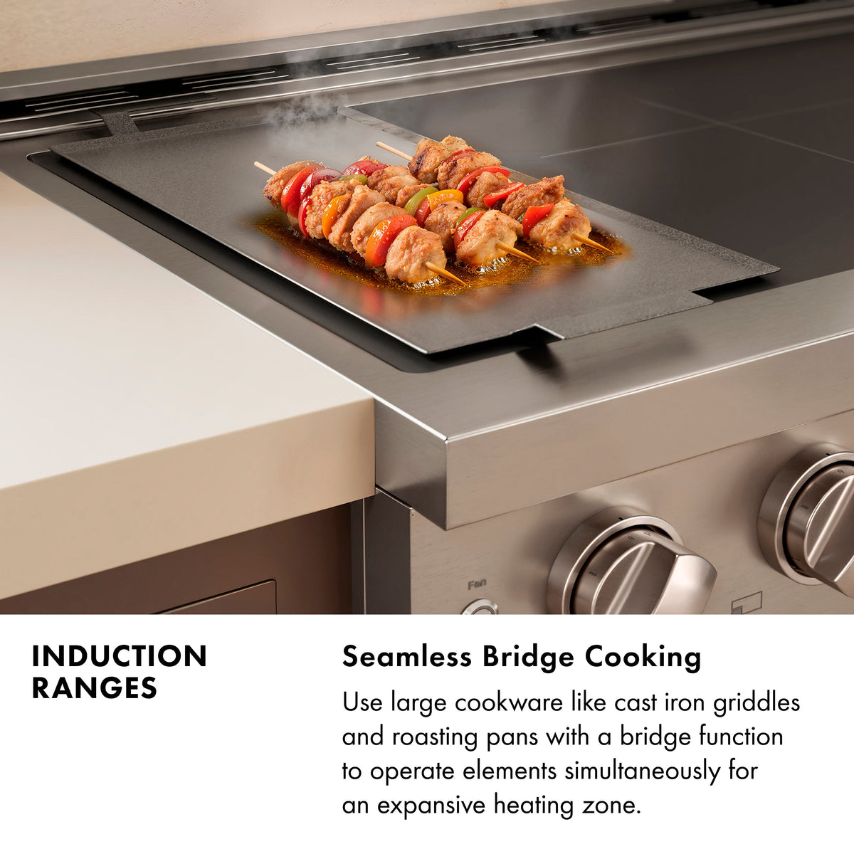 ZLINE Autograph Edition Paramount 48-inch range in stainless steel and polished gold accents SINRZ-48-G, view 3