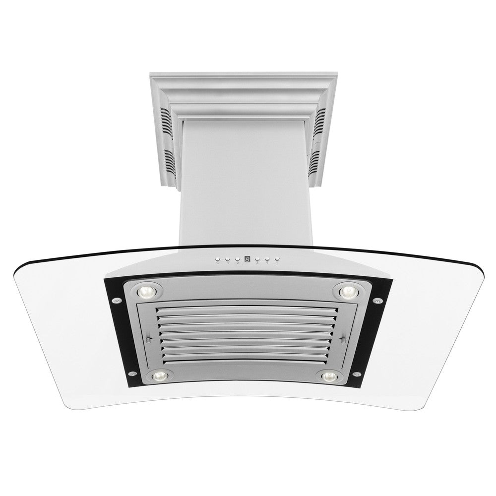 ZLINE CrownSound 36-inch range hood in stainless steel GL9ICRN-BT-36, front view