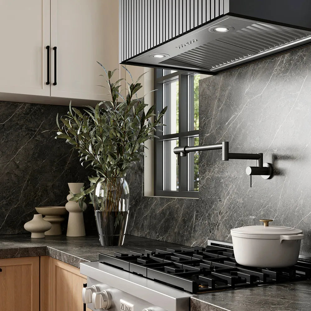 ZLINE DuraMount 28-inch range hood in stainless steel 683-28, view 2