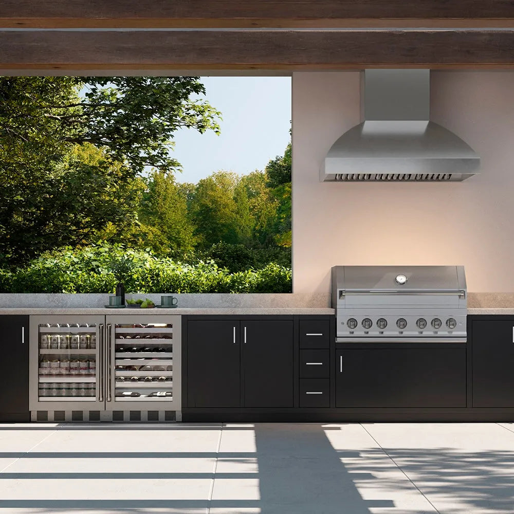ZLINE Outdoor 48-inch range hood in stainless steel GOW2-48, view 2