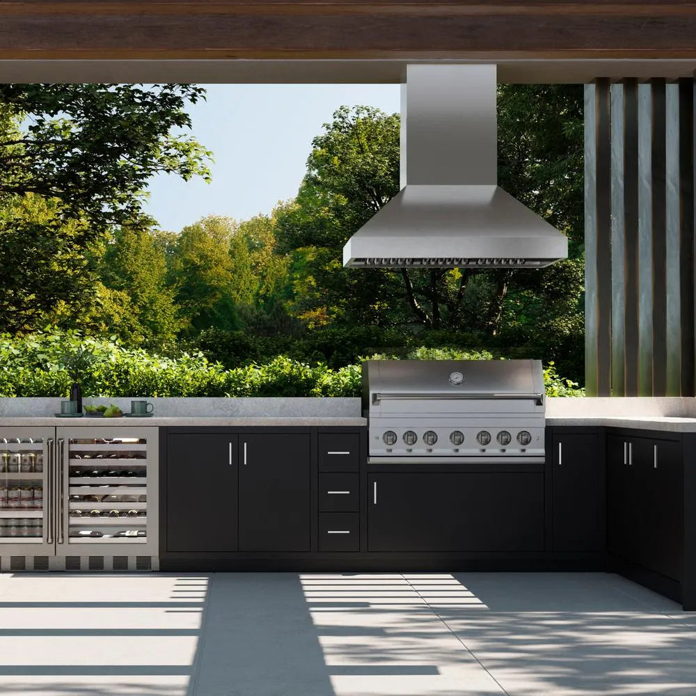 ZLINE Outdoor 48-inch range hood in stainless steel GOI1-48, view 2