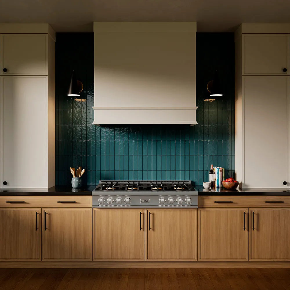 ZLINE Classic 48-inch rangetop in stainless steel PCRT48, front view