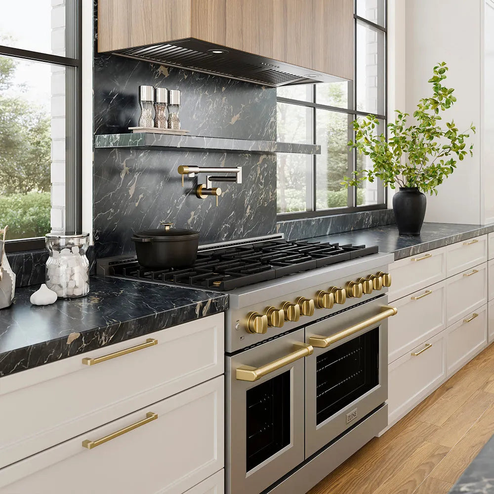 ZLINE DuraMount 46-inch range hood in stainless steel 683-46, view 2