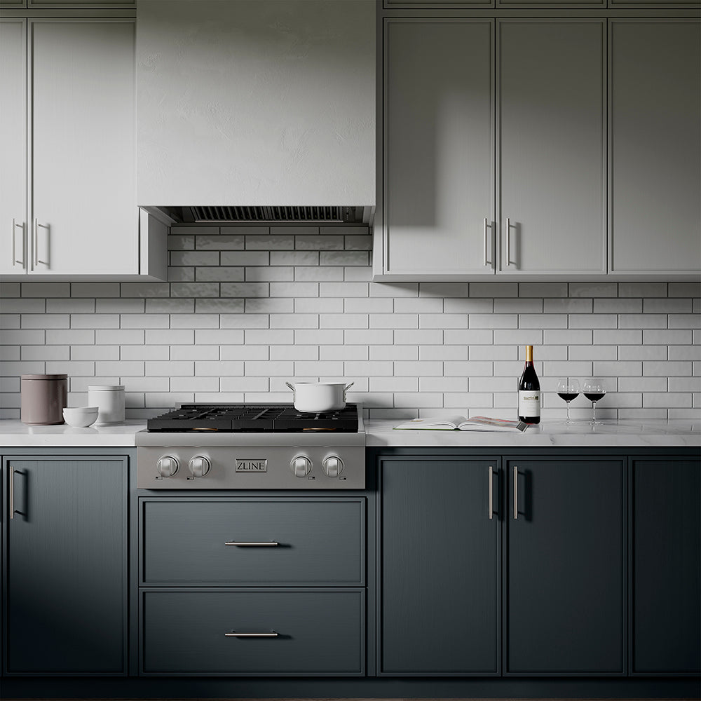 ZLINE Paramount 30-inch rangetop in stainless steel PSRT30, front view