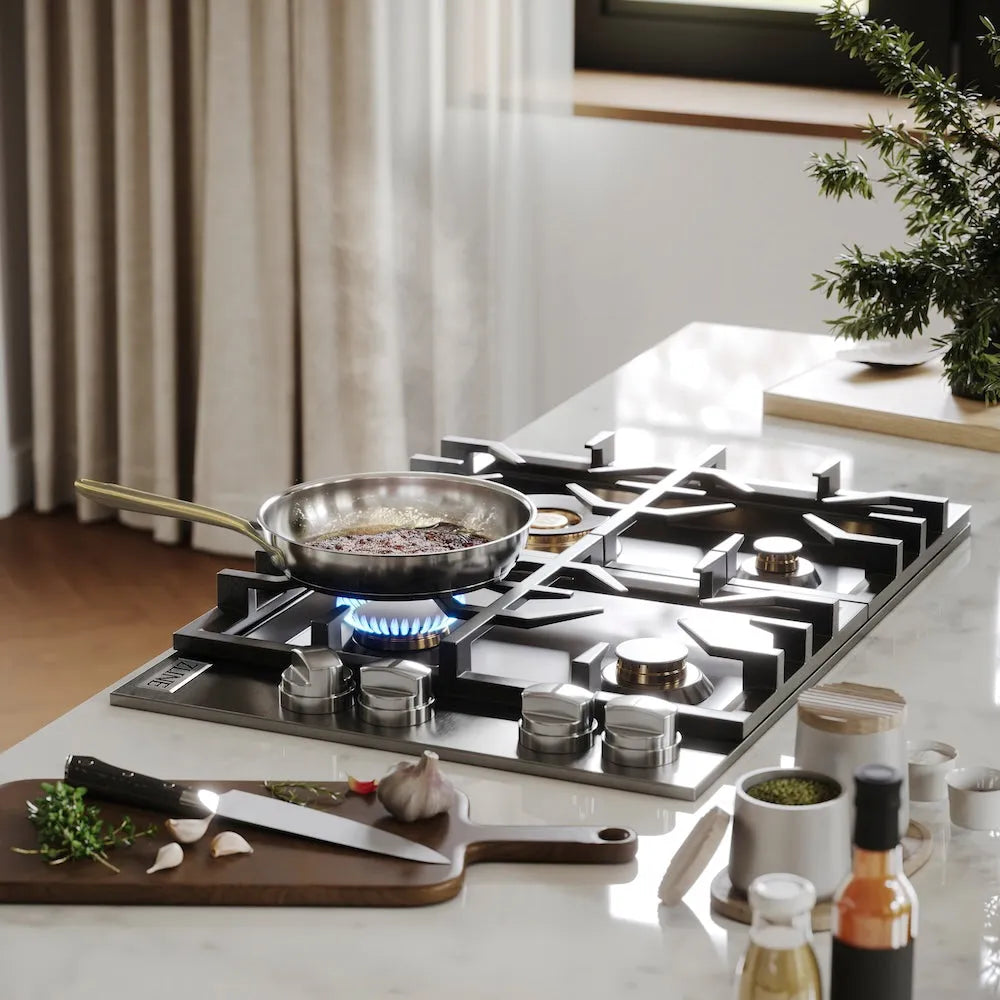 ZLINE 30-inch cooktop in stainless steel RC-BR-30-PBT, view 3