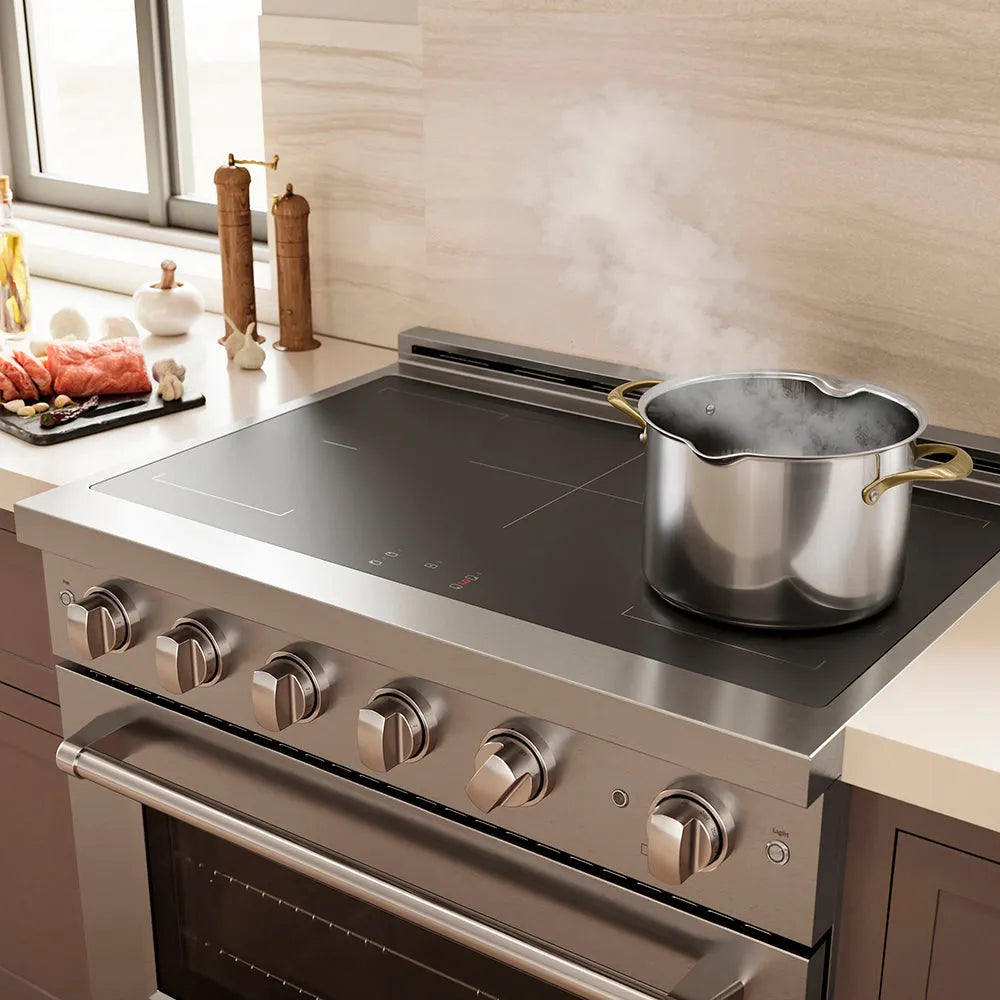 ZLINE Paramount 36-inch range in stainless steel SINR36, view 2
