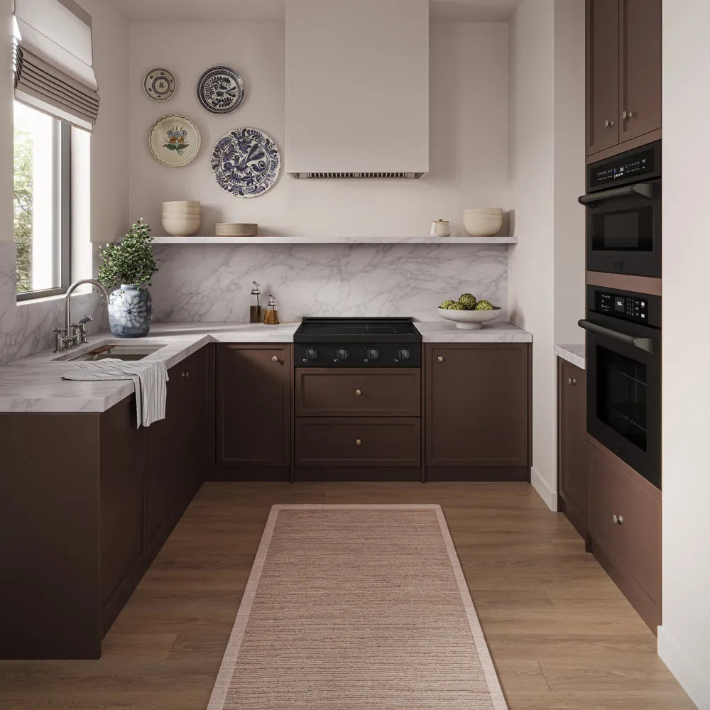 ZLINE Paramount 30-inch rangetop in black stainless steel SINRTB-30, view 2
