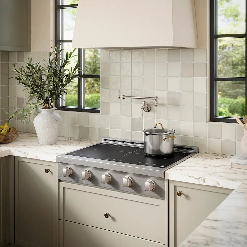 ZLINE Paramount 36-inch rangetop in satin stainless steel SINRTS-36, view 2