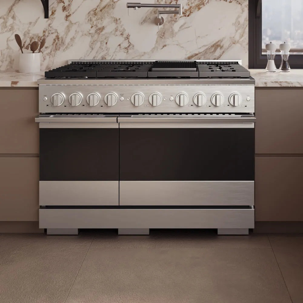 ZLINE Marino 48-inch range in stainless steel MDR48, front view