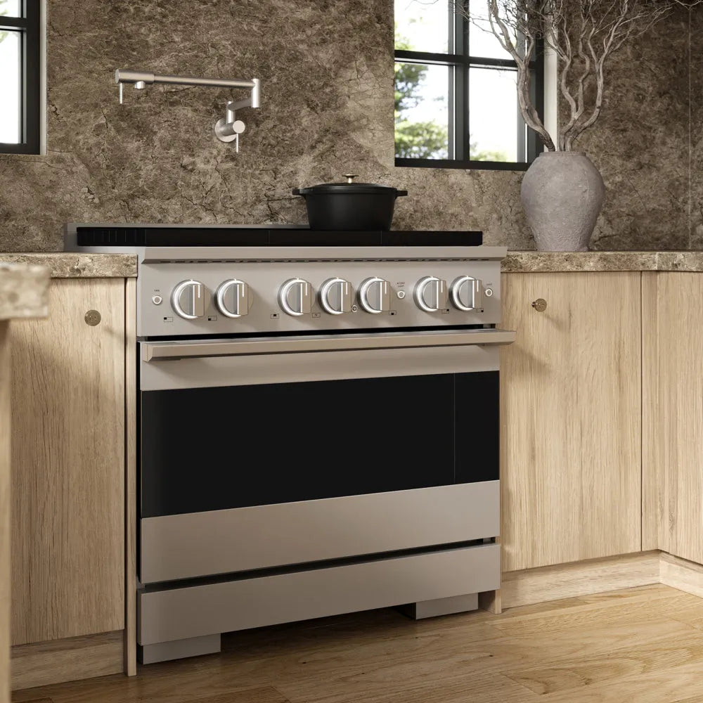 ZLINE Marino 36-inch range in stainless steel MDR-BR-36, view 2