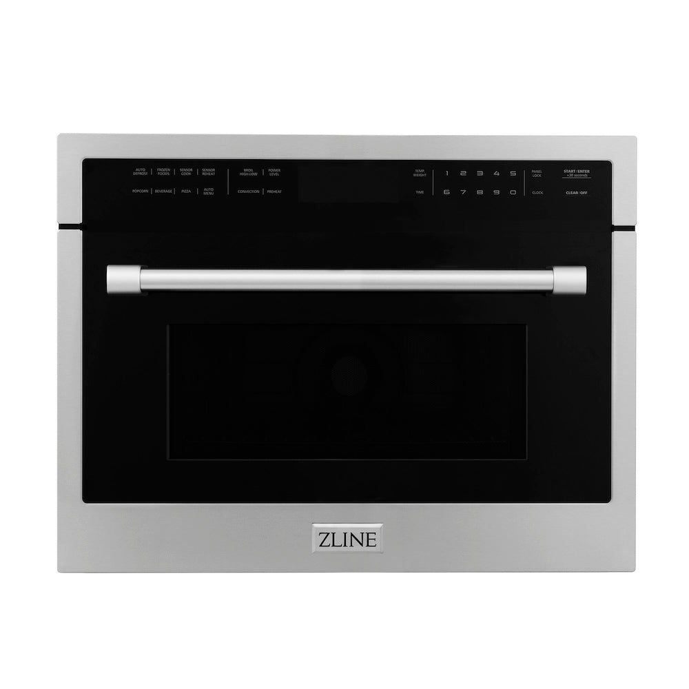 ZLINE 24-inch microwave in stainless steel MWO-24, front view