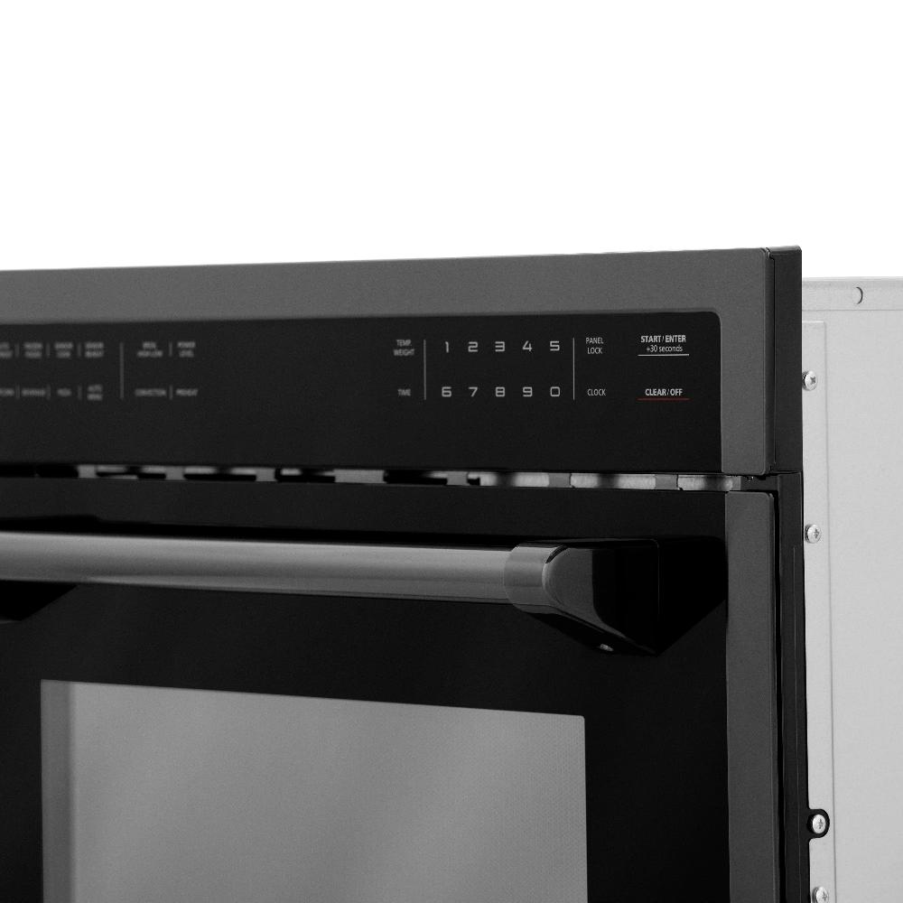 ZLINE 24-inch microwave in black stainless steel MWO-24-BS, detail