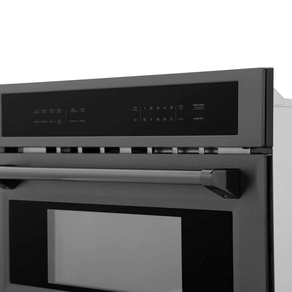 ZLINE 30-inch microwave in black stainless steel MWO-30-BS, detail