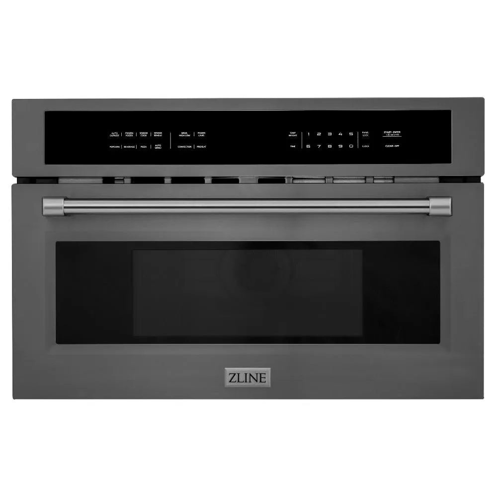ZLINE 30-inch microwave in black stainless steel MWO-30-BS
