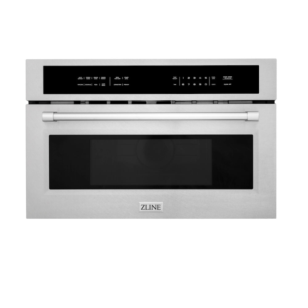 ZLINE 30-inch microwave in satin stainless steel MWO-30-SS, view 3