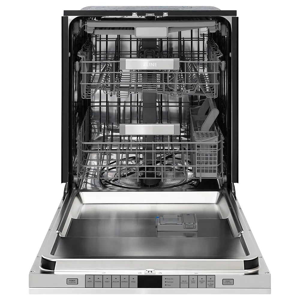 ZLINE Monument 24-inch dishwasher in stainless steel DWMT-304-24, front view