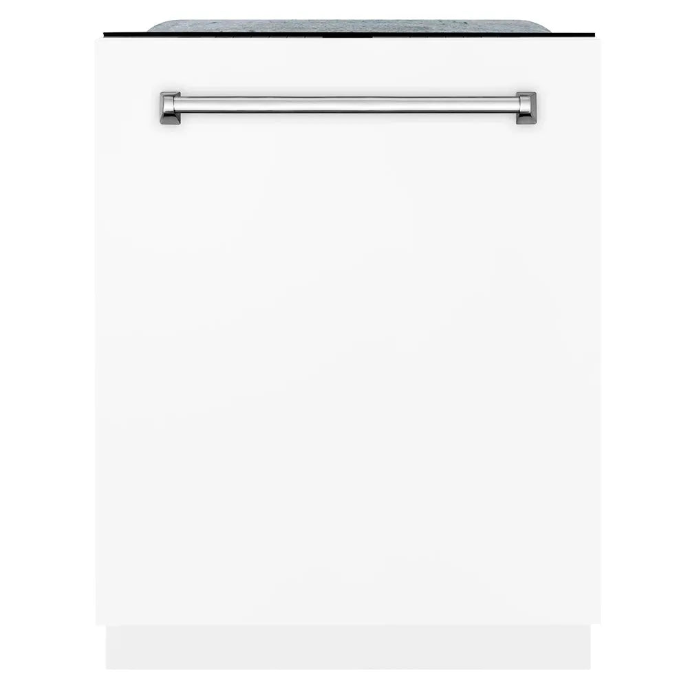 ZLINE Monument 24-inch dishwasher in white matte DWMT-WM-24