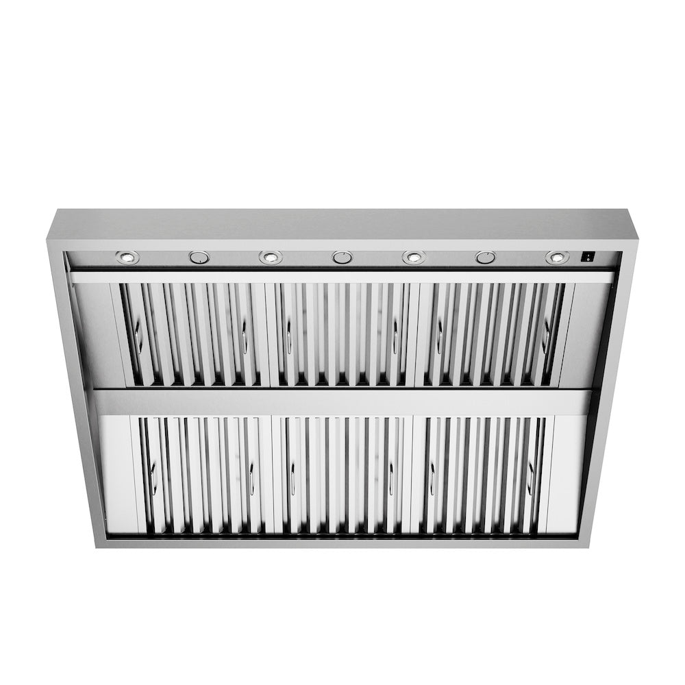 ZLINE Outdoor 48-inch range hood in stainless steel GOU1-48, front view