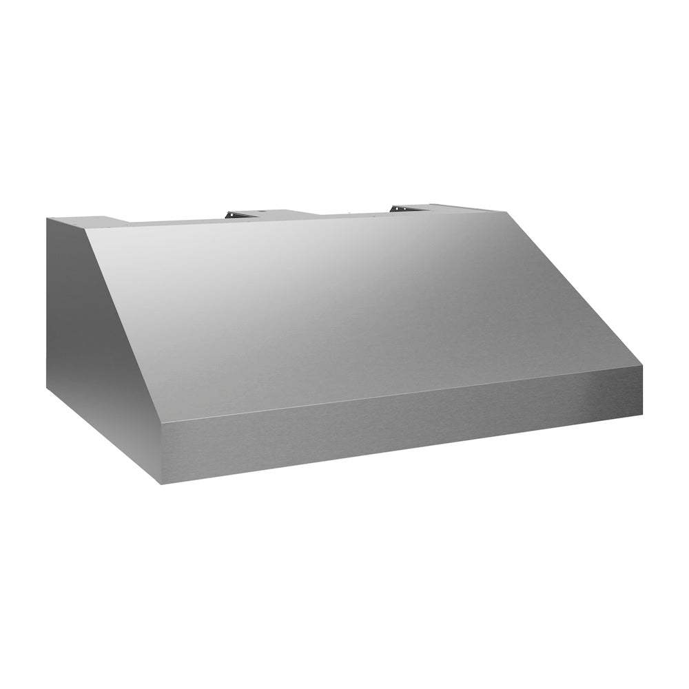 ZLINE Outdoor 48-inch range hood in stainless steel GOU1-48, side view