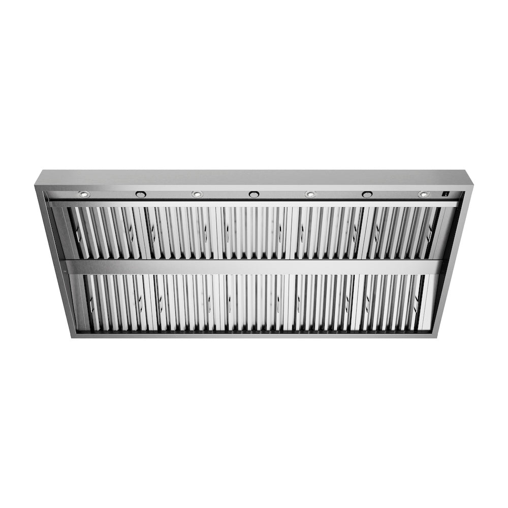 ZLINE Outdoor 72-inch range hood in stainless steel GOU1-72, front view