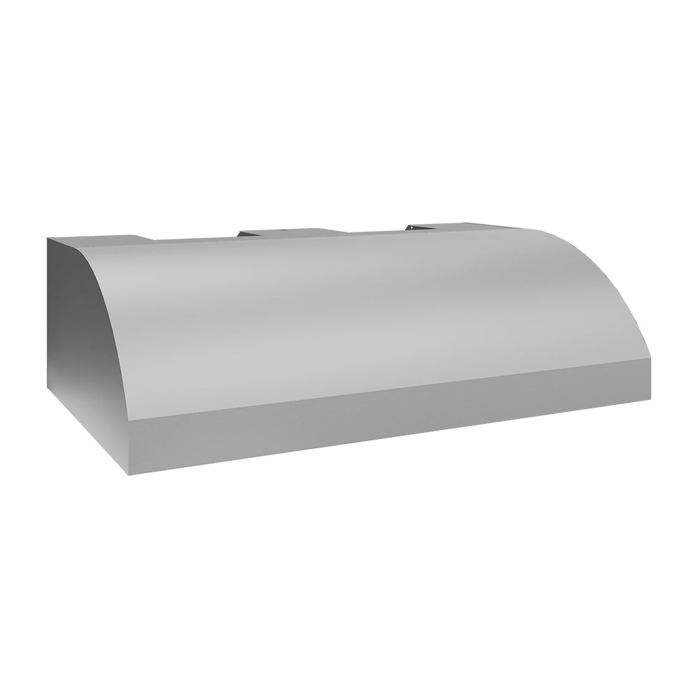 ZLINE Outdoor 60-inch range hood in stainless steel GOU2-60, side view