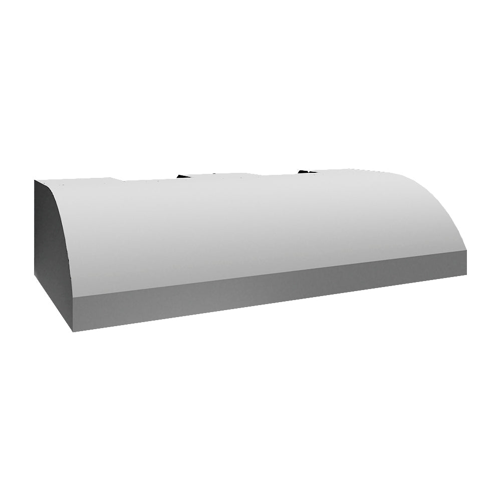 ZLINE Outdoor 72-inch range hood in stainless steel GOU2-72, side view