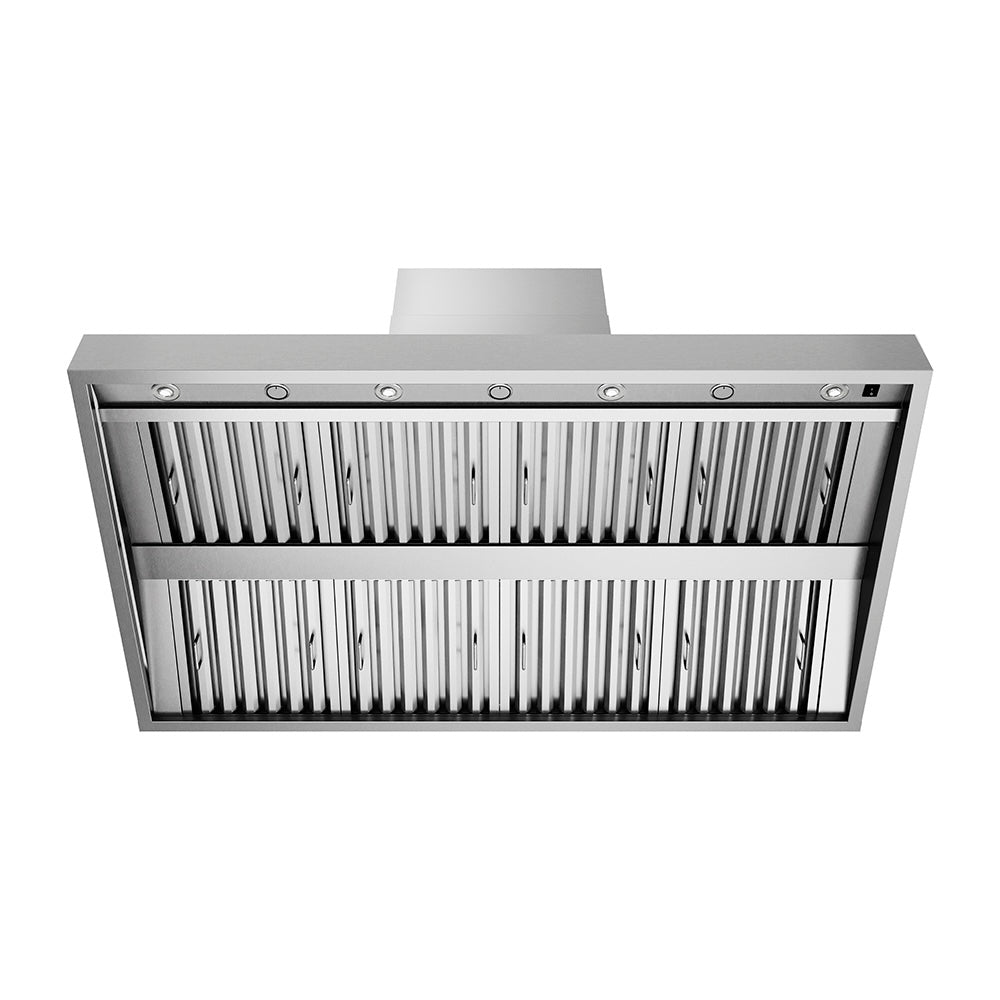 ZLINE Outdoor 60-inch range hood in stainless steel GOW2-60, front view