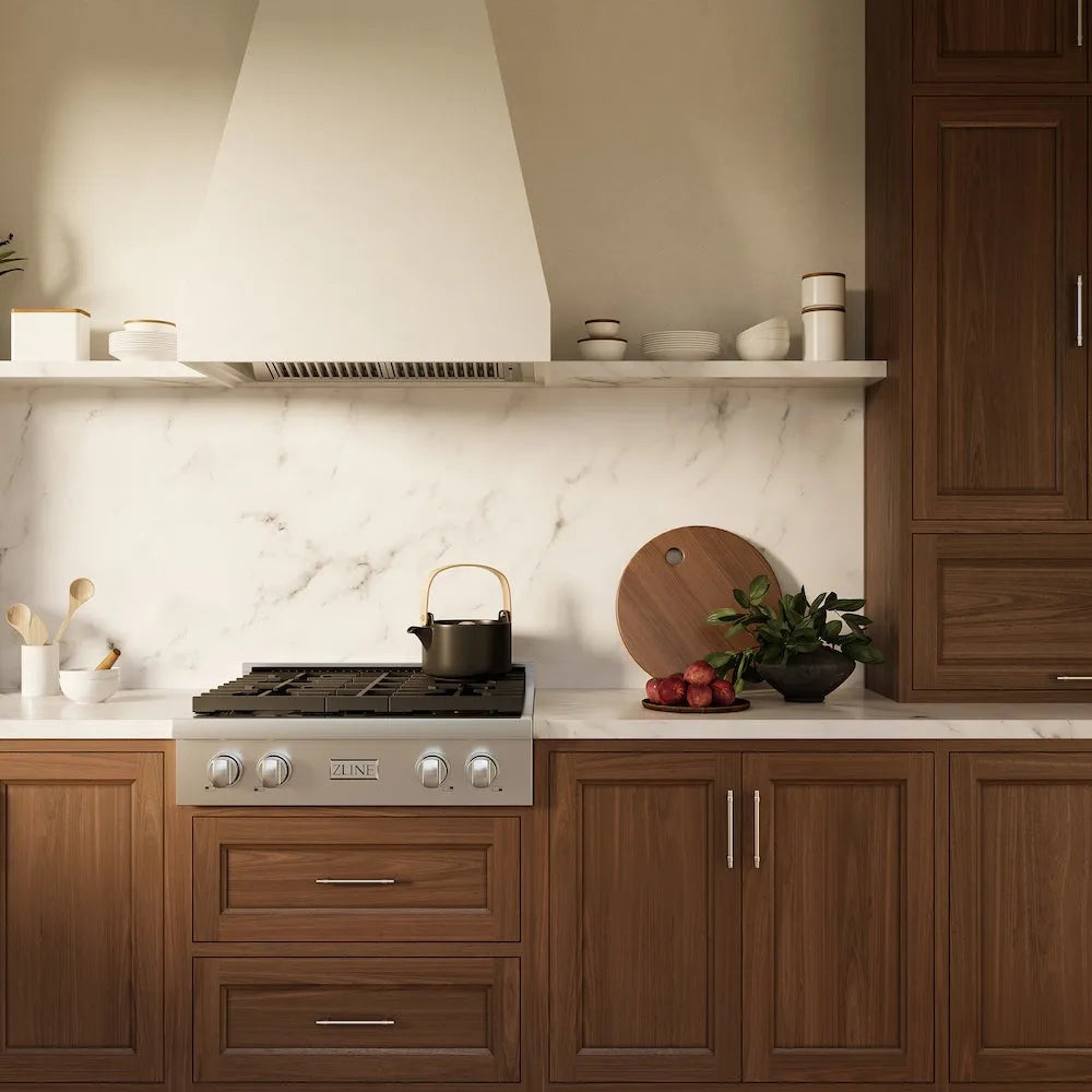 ZLINE Paramount 30-inch rangetop in stainless steel SRT30, from above